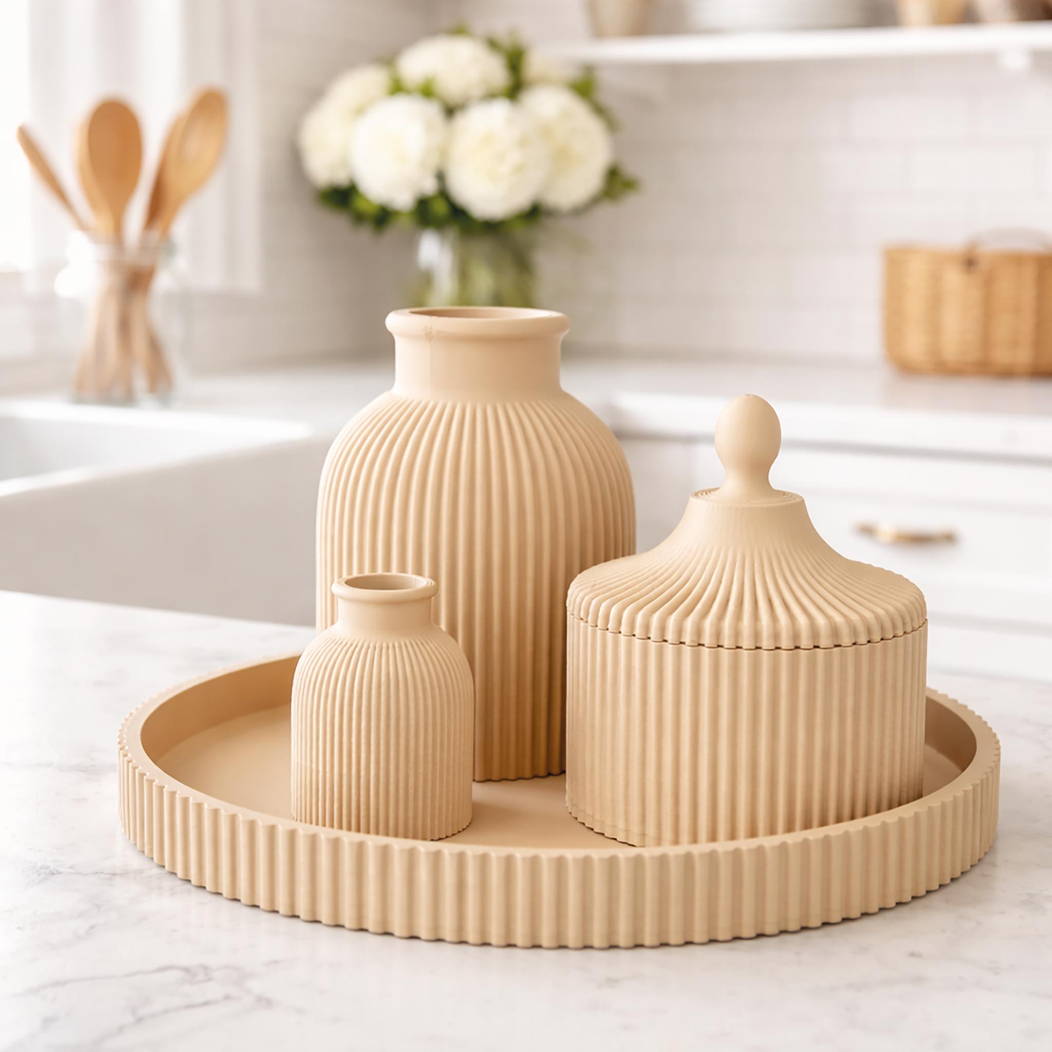 Ribbed Display Set